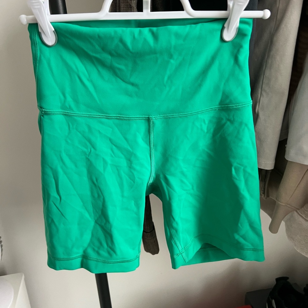 Lululemon Athletica Vibrant Green Athletic Shorts